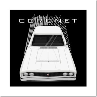 Dodge Coronet 1968 - white Posters and Art